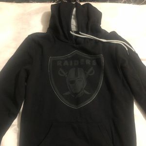 NFL Raiders Black Hoodie - Men’s Small